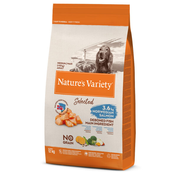Nature's Variety Selected Medium Adult norský losos -