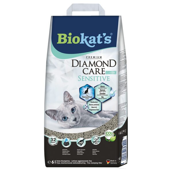 Biokat‘s Diamond Care Sensitive Classic kočkolit -