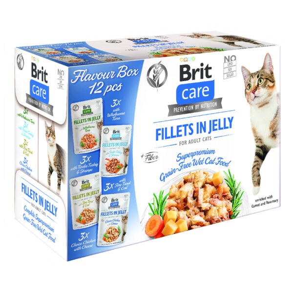 Brit Care Cat Fillets in Jelly 12 x 85 g