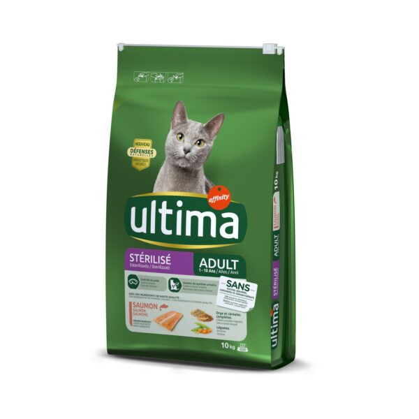 Ultima Cat Sterilized losos & ječmen -