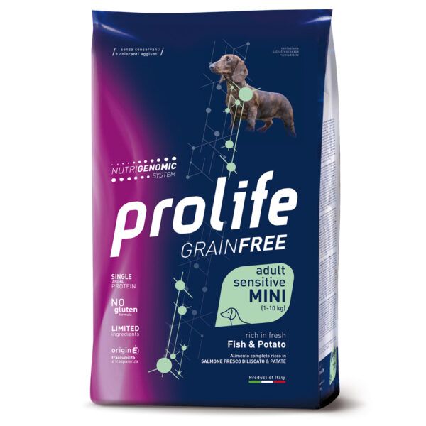 Prolife Dog Grain Free Sensitive Adult Mini Fish