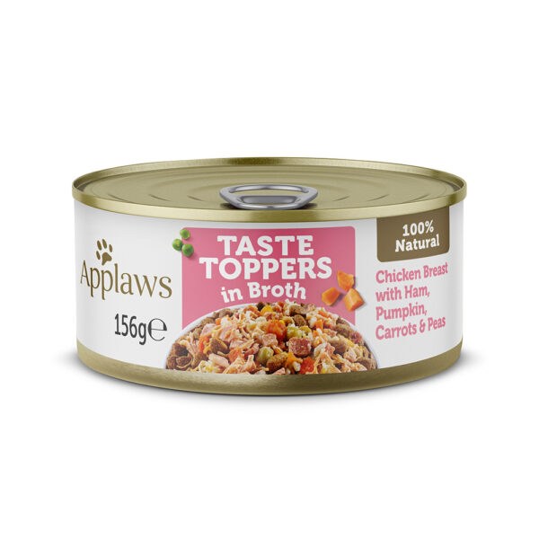 Applaws Taste Toppers in Broth 12 x 156 g -