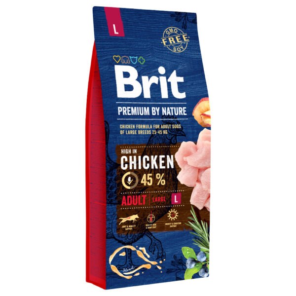 Brit Premium by Nature Adult L - Úsporné