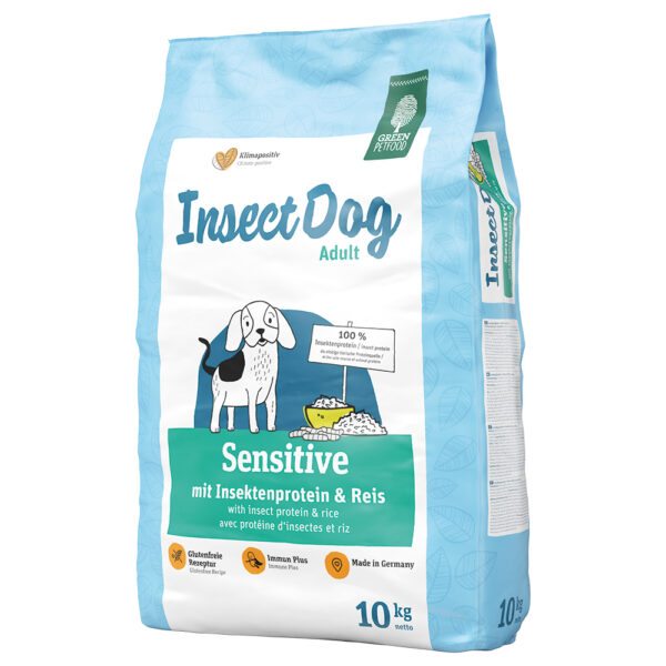 Green Petfood InsectDog sensitive - Výhodné balení: