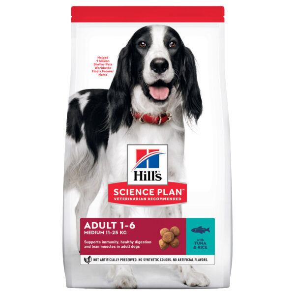 Hill's Science Plan Canine Adult 1-6 Medium Tuna & Rice