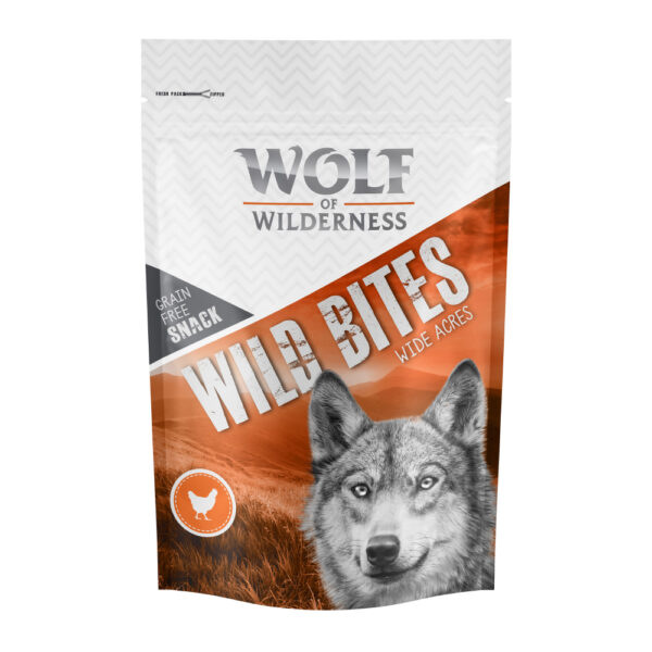 Výhodné balení Wolf of Wilderness Snack - Wild Bites 3
