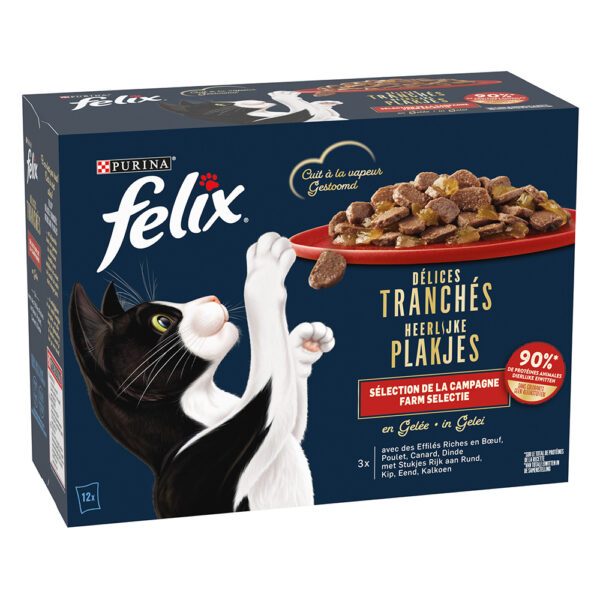 Felix Delicious Slices 12 x 80 g - Farm
