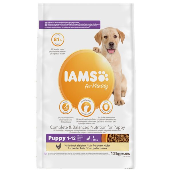 IAMS for Vitality Dog Puppy & Junior