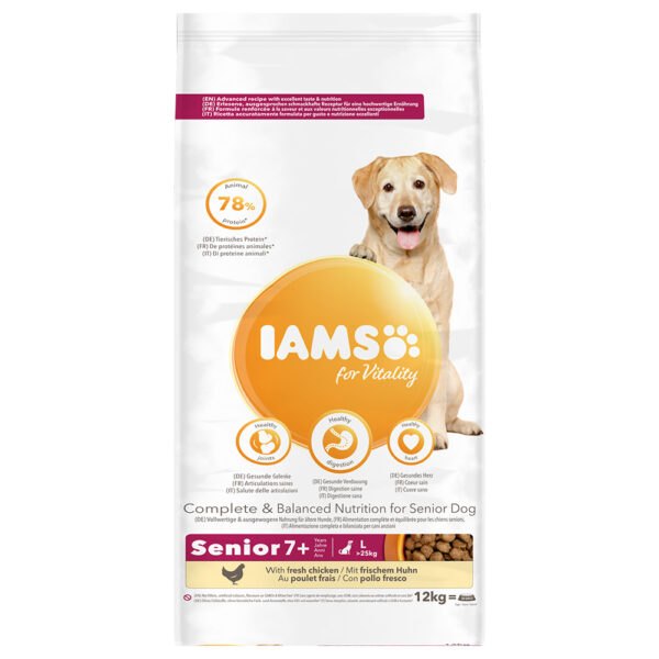 IAMS for Vitality Dog Senior & Mature Large