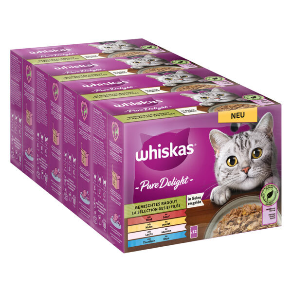 Whiskas Pure Delight Multipack kapsičky 144 x 85