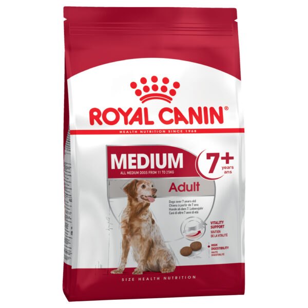 Royal Canin Medium Adult 7+ - výhodné