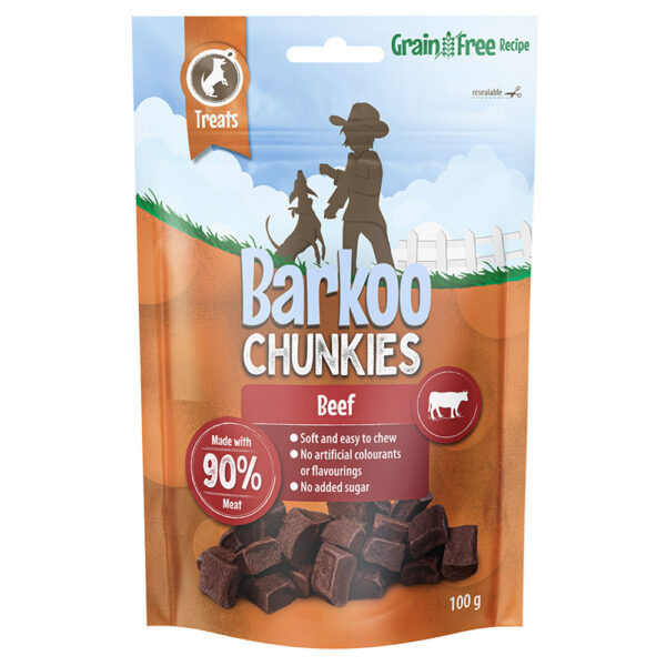 Barkoo Chunkies Meat Cubes 100 g