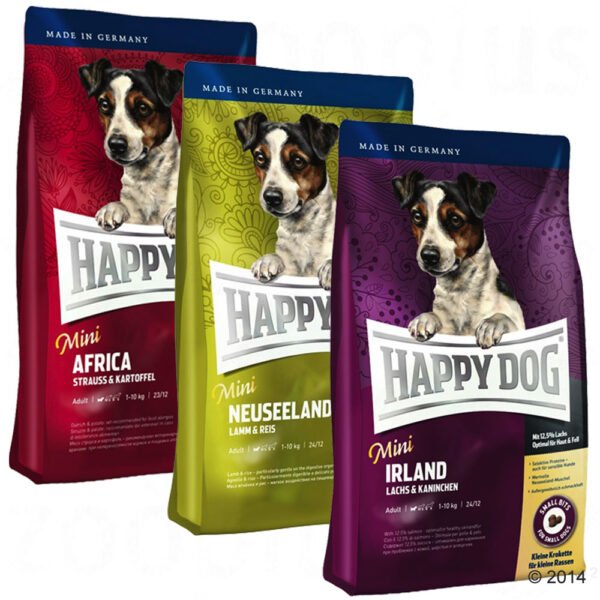 Happy Dog Supreme Mini "mini kulinářská cesta kolem světa!" Happy Dog Supreme