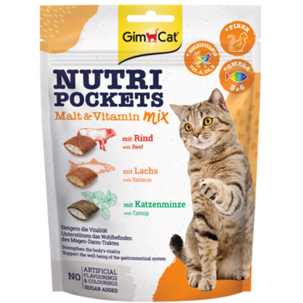 GimCat Nutri Pockets - Malt-Vitamin