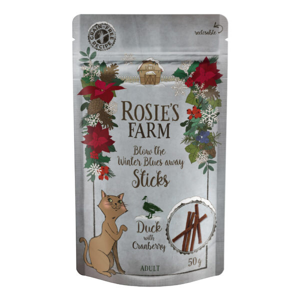 Rosie's Farm Snack Sticks Winter-Edition: kachní s