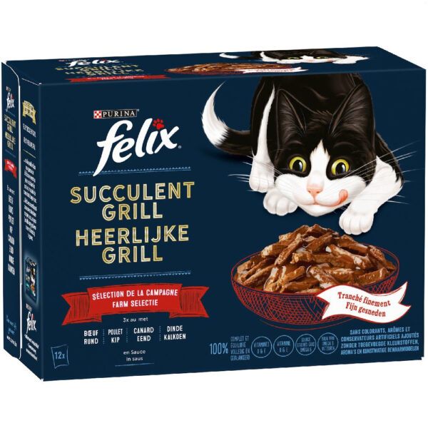 Felix "Tasty Shreds" kapsičky 24 x 80 g -