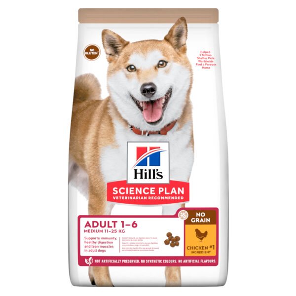 Hill's Science Plan Canine Adult 1-6 No Grain Medium Chicken