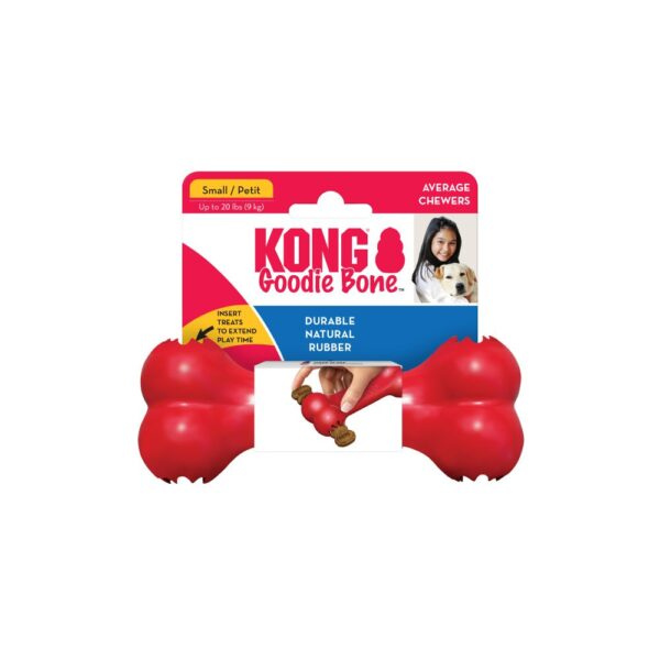 Kong Goodie Bone gumová kost S 13