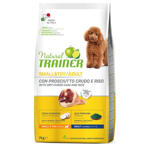 Natural Trainer Small & Toy Adult se šunkou a