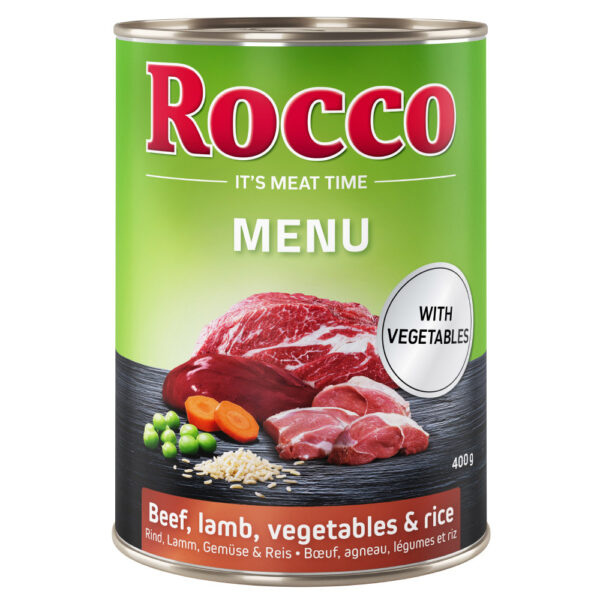 Rocco Menu 24 x 400 g - Hovězí