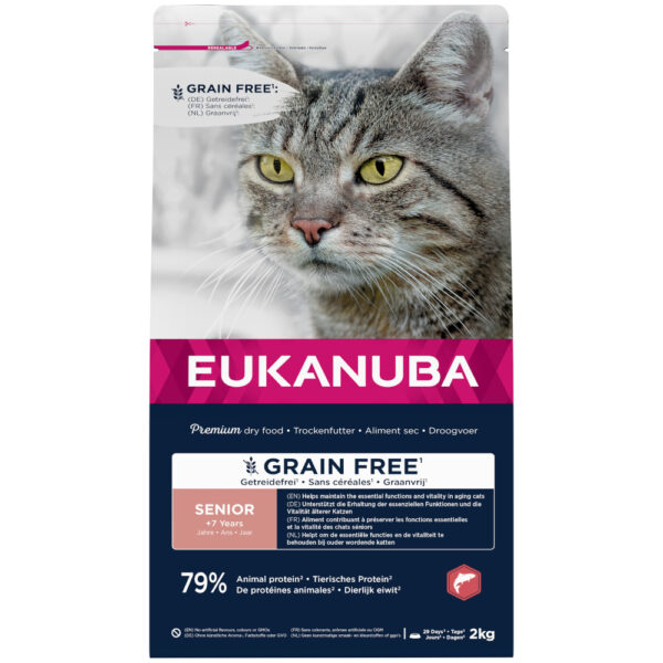Eukanuba Senior Grain Free bohaté na lososa