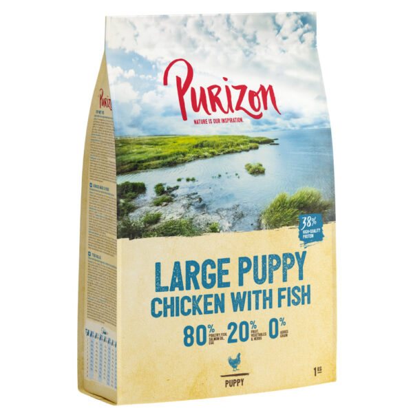 Purizon Large Puppy kuře & ryba -