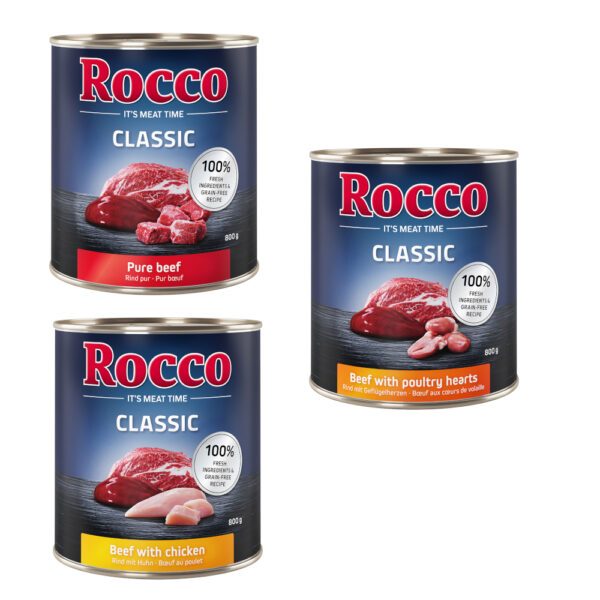 Rocco Classic míchané balení na zkoušku 6 x 800 g