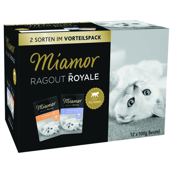 Míchané balení Miamor Ragout Royale Kitten v želé 12