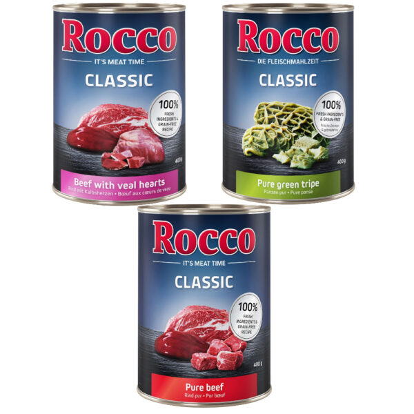 Rocco Classic 12 x 400 g - Hovězí