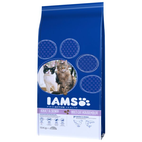 Výhodné balení IAMS 2 x velké balení - Multi-Cat Households