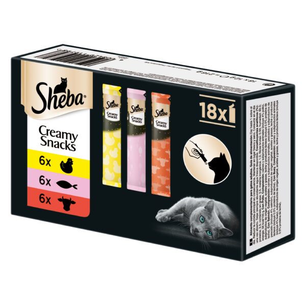 Sheba Creamy Snacks Multipack - 18