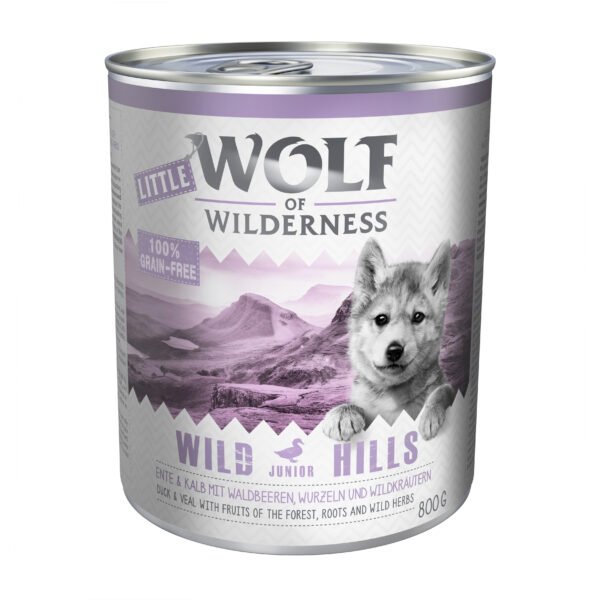 Výhodné balení: Little Wolf of Wilderness Junior 12