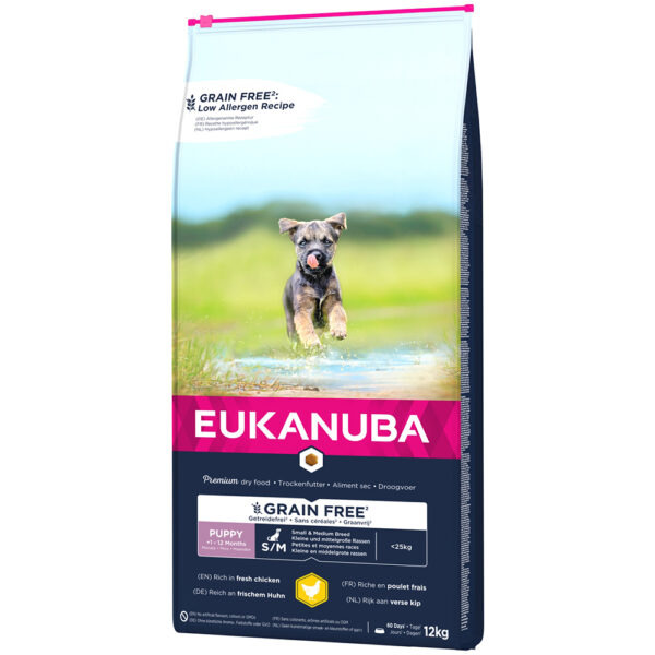 Eukanuba Puppy Small / Medium Breed Grain Free Chicken