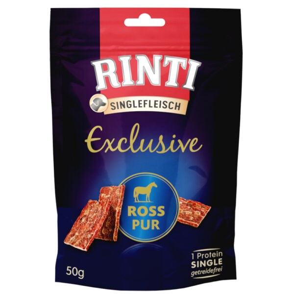 RINTI Exclusive Snack 50 g jeden druh masa -