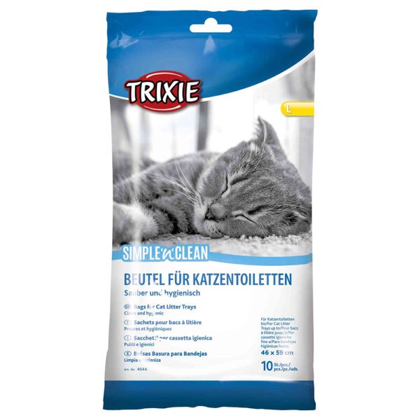 Trixie sáčky pro kočičí WC 10 ks L 46x59 cm -