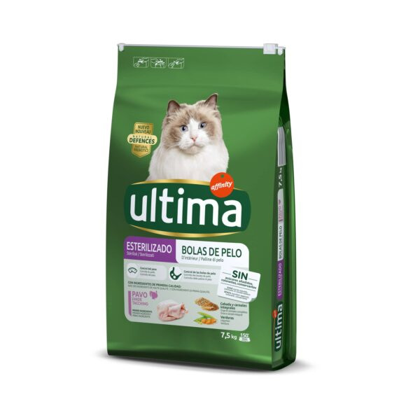 Ultima Cat Sterilized Hairball - výhodné