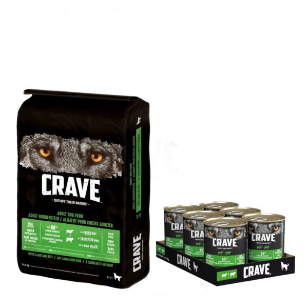Crave Adult 6 x 400 g konzervy + Crave 11
