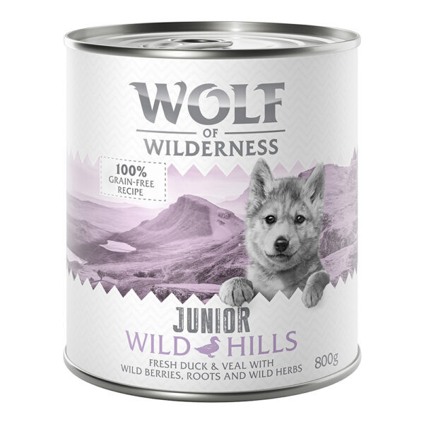 Výhodné balení: Little Wolf of Wilderness Junior 12 x 800
