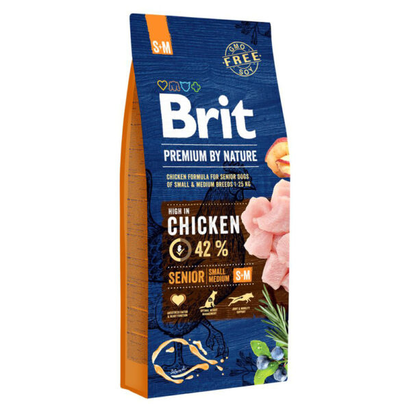 Brit Premium by Nature Senior S+M - výhodné