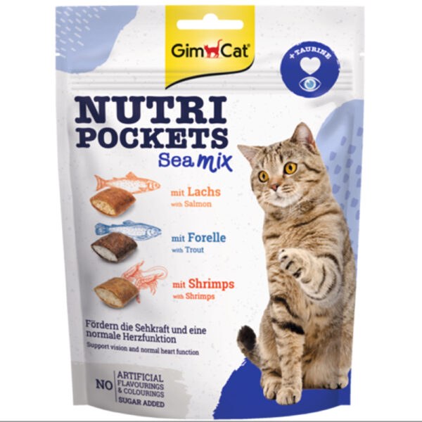 GimCat Nutri Pockets - Sea-Mix (3