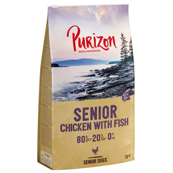 Purizon Senior kuře s rybou - bez obilovin
