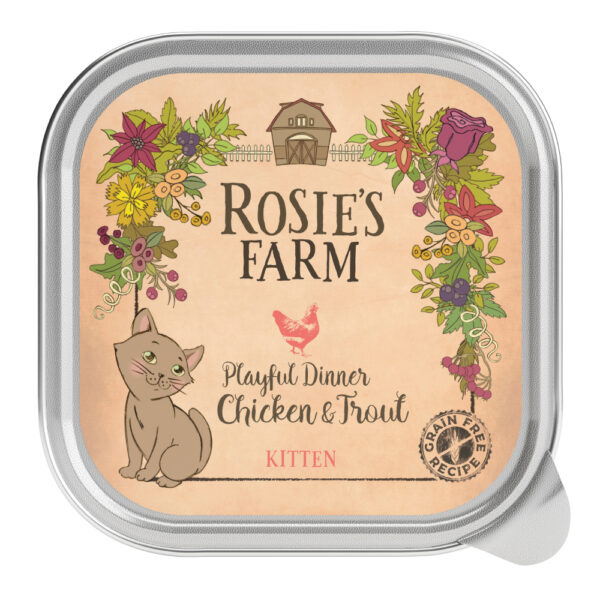 Rosie's Farm Kitten 16 x 100g Kuře