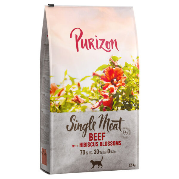 Purizon Single Meat hovězí s květy ibišku