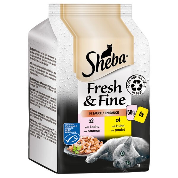 Sheba Fresh & Fine kapsičky 6 x 50 g