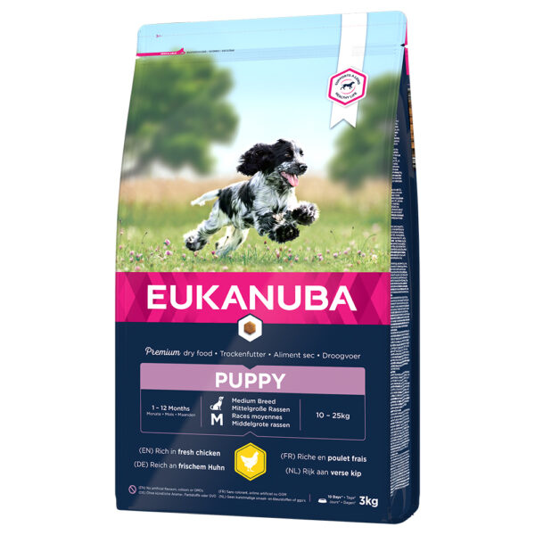 Eukanuba Puppy Medium Breed kuřecí - výhodné