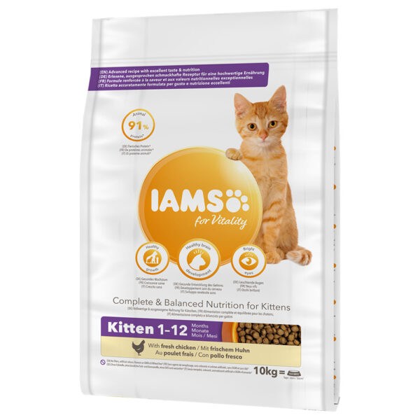 IAMS for Vitality Kitten Fresh Chicken - Výhodné