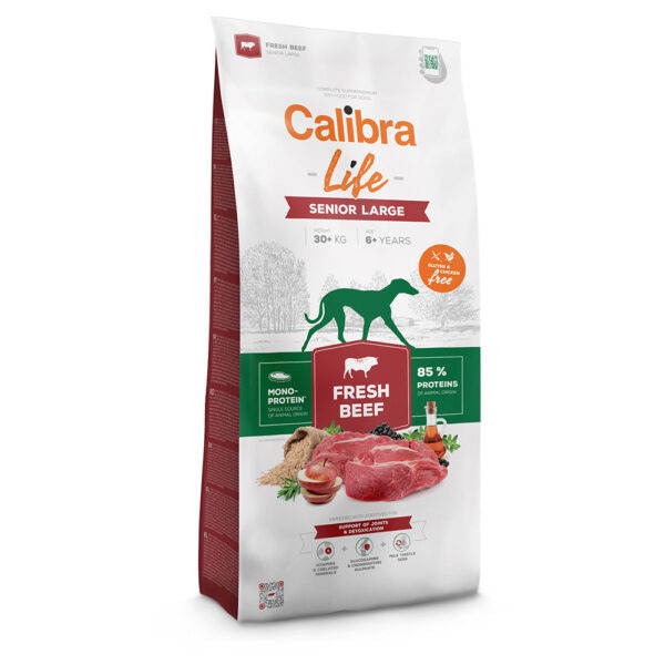 Calibra Dog Life Senior Large Fresh Beef -