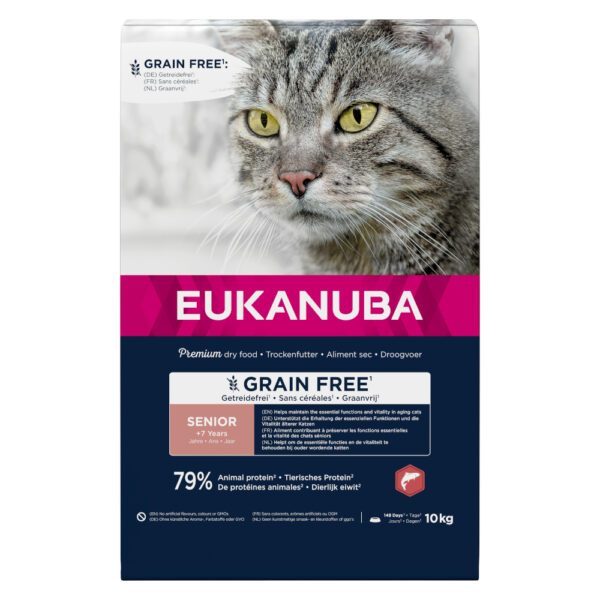 Eukanuba Senior Grain Free bohaté na lososa