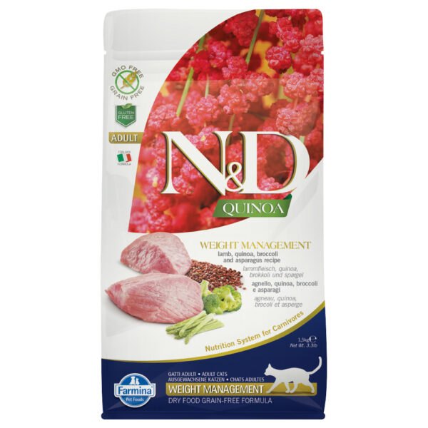 Farmina N&D Quinoa Adult Weight Management Lamb &
