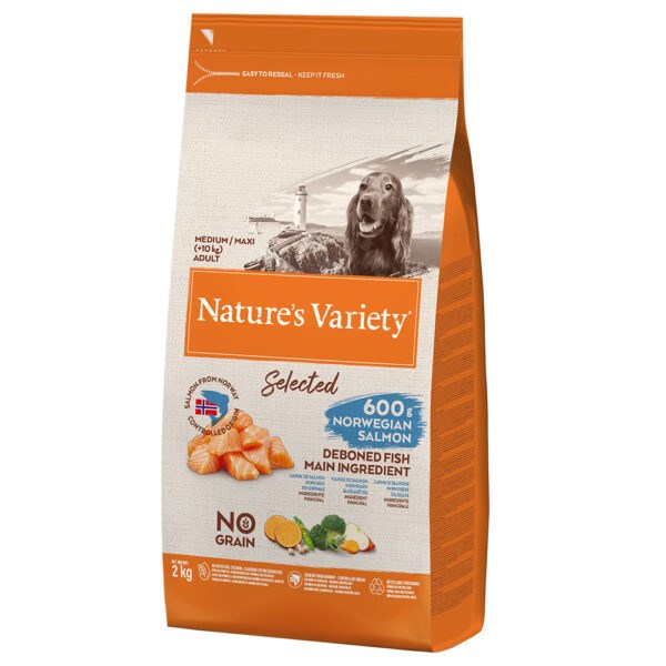 Nature's Variety Selected Medium Adult norský losos